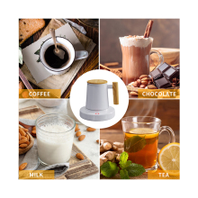 Electric Smart Coffee Mug Warmer with Customizable Temperature Display