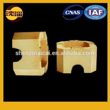 glass kiln cylindrical density clay brick supplier low pore brick