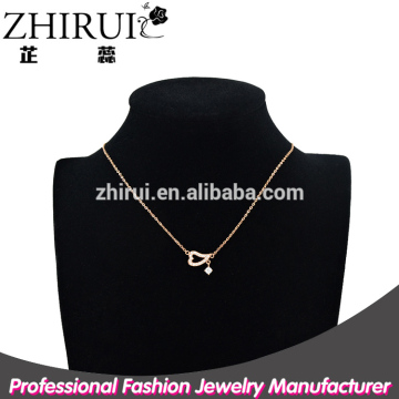 Yiwu pendant jewellery 18k gold necklace heart necklaces