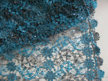2013 Chemical Lace,Water Dissolving Lace,Water Soluble Lace,C39, TBLUE
