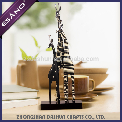 New style decorative resin indoor giraffe statue