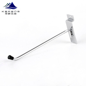 High-Quality Slatwall Bag Hooks - Metal Coat & Cup Hooks Chrome Coated