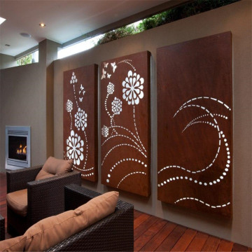 Corten Steel Laser Cutting Screen