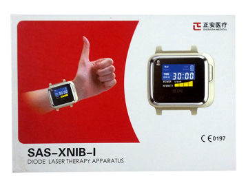 High blood pressure, High blood glucose, high blood lipids Laser therapy wrist watch