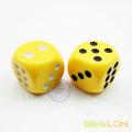 Opaque Round Big Plastic Dice 22MM