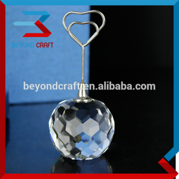 Shinning Fancy Heart Shape Wedding Guest Name Card Holder