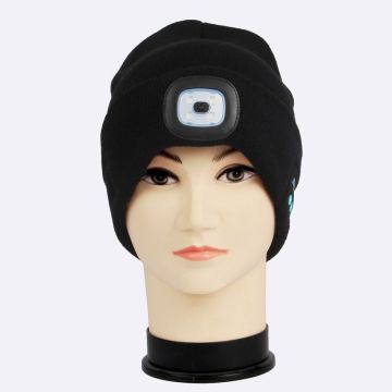 Gorro com luz LED para corrida