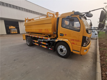 4x2 used vacuum sewage suction tanker truck