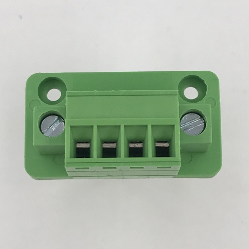 4 pin through wall mounting pluggable terminal block