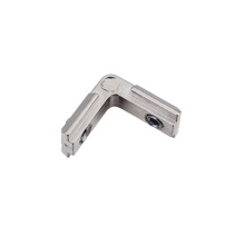 Zinc Alloy Slot 6 Interior Corner Joint Connector with 2*M5 Screws - 325.0301A.01