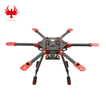 HF-700/750mm Hexacopter Frame-kit med landningsutrustning DIY Drone Aircraft