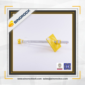 SINOROCK Foundation stabilization self drilling injection soil nailing anchor