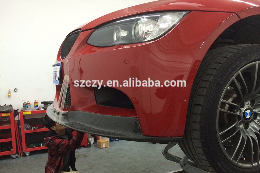 A Style Carbon Fiber Front Lip Spoiler for BMW E90 E92 E93 M3 05-11