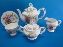 15PCS Jade Porcelain Cup&Saucer Set