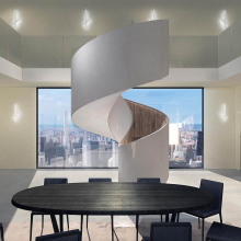 Elegant Indoor Modern Spiral Stairs Design