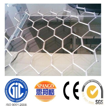 Hot dipped galvanized gabion hexagonal wire netting