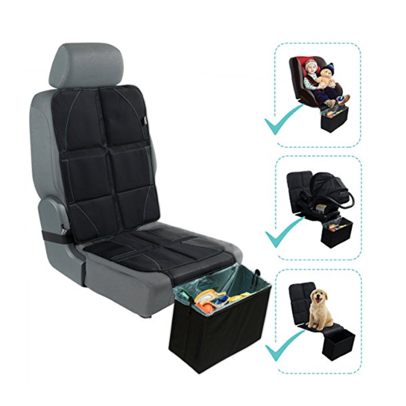 Car Seat Protector With Trash Can Car Seat Protector With Trash Can