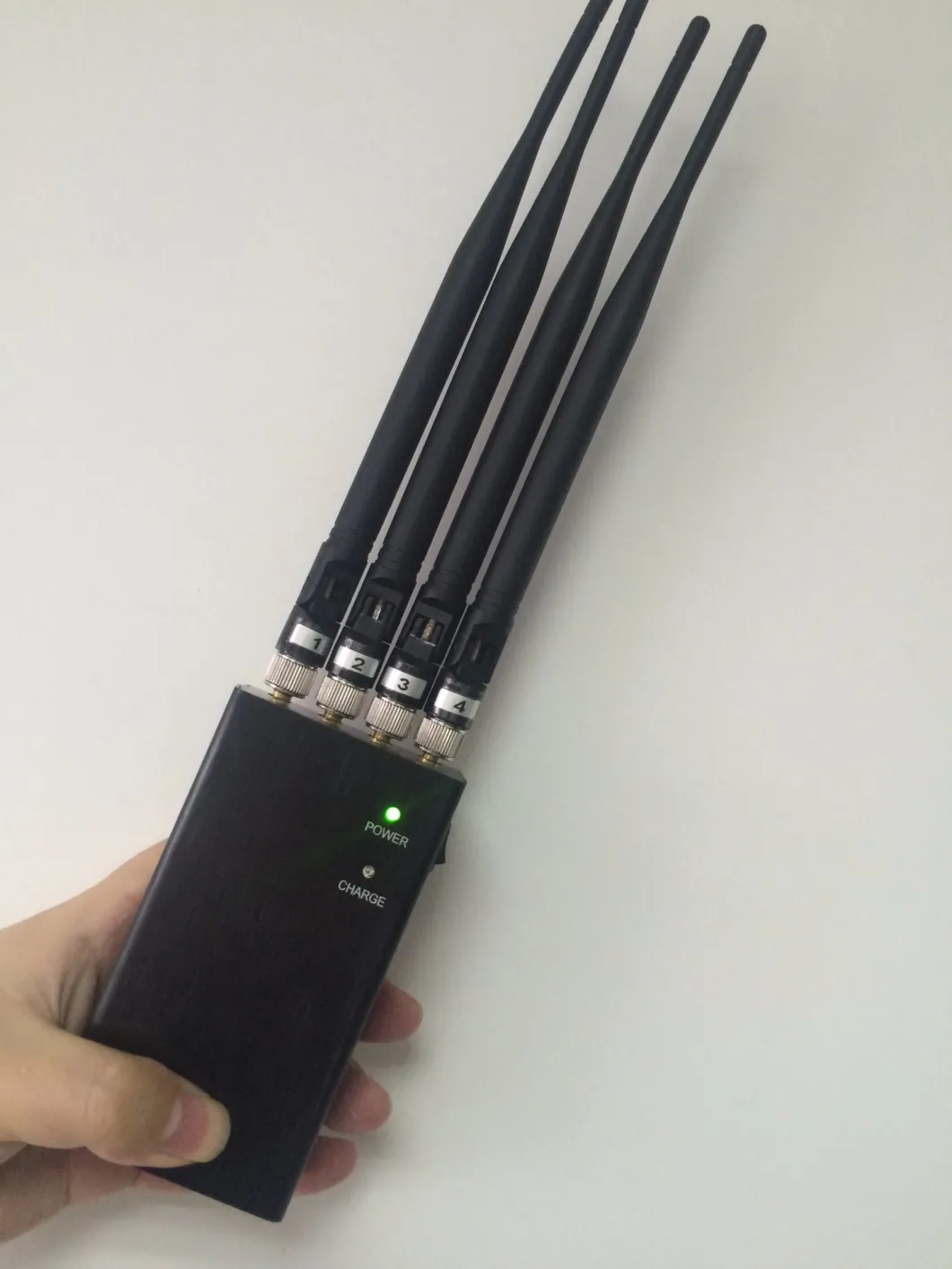 Universal 4-Antennas Portable 315/433/434/868MHz Remote Control Jammer