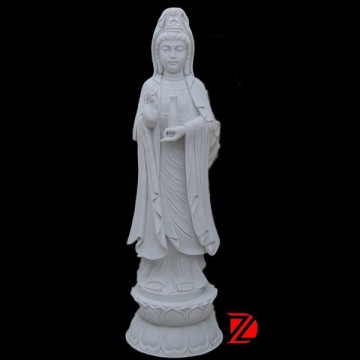 Kuan yin standing buddha statue