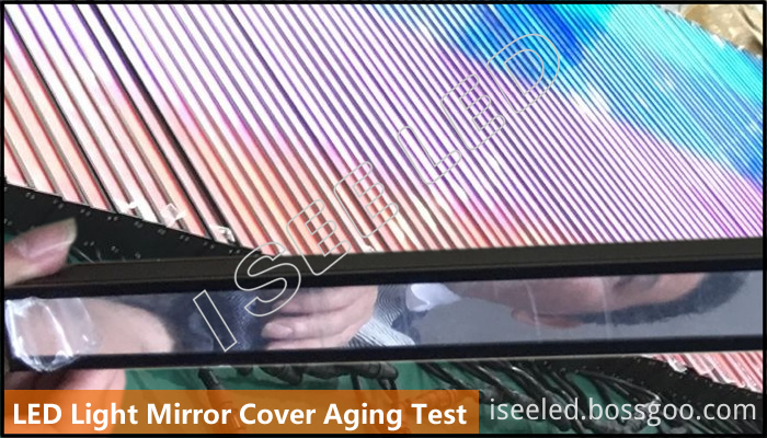 Mirror LED Light Digital Controllable aging test