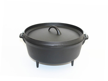 Pre-seasoned Camping Cooking Stock Pot