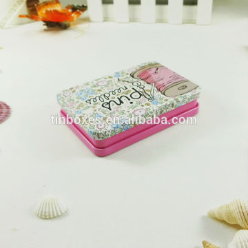 2014 new design Household needlework tin box for sewing