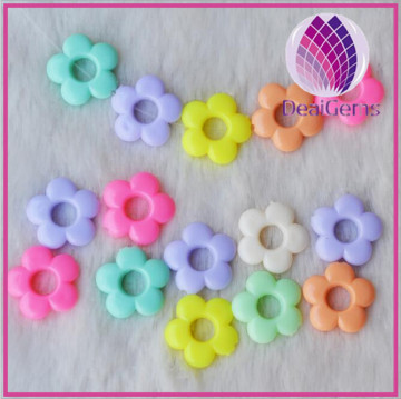 Acrylic beads,Factory direction sale loose beads acrylic beads flower shape for children
