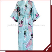satin robe bath robe Custom made japan kimono robe 0609028