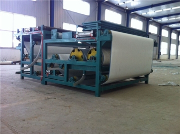 Dewatering of plant pulp Filter Press