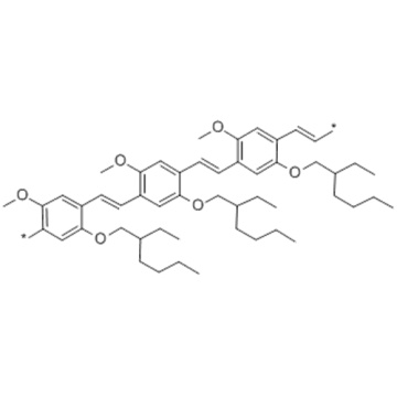 Poli [2-metoxi-5- (2-etil-hexiloxi) -1,4-fenilenevinileno] CAS 138184-36-8