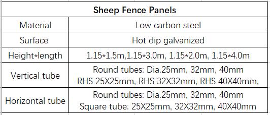 Galvanized steel pipe Livestock farm fence for Sheep Horse cattle for farm for sale