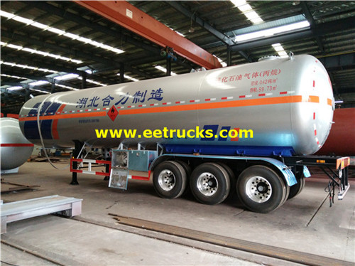 60 CBM 24MT LPG Trailer Tankers