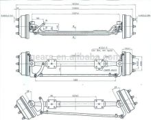 Truck axle 51100 D3020