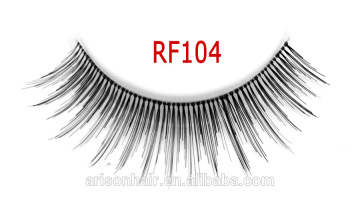 100 human hair false eyelashes