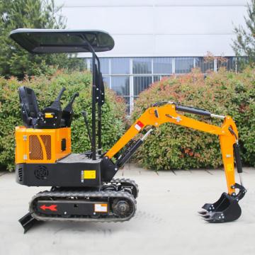 1 ตัน Crawler Mini Excavator ทำงานน้ำหนัก 1 ตัน