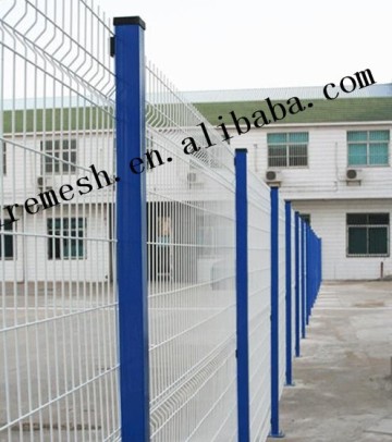 Corrugated steel fence, 3D wire mesh garden fencing