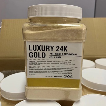 24k Gold Peel Off Face Jelly Mask Powder