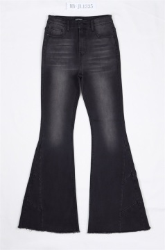 Washed Flared Jeans Black Jeans Wholesale