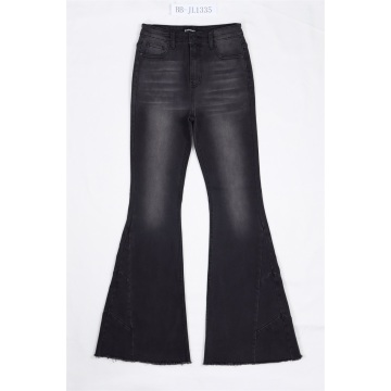 Washed Flared Jeans Black Jeans Wholesale