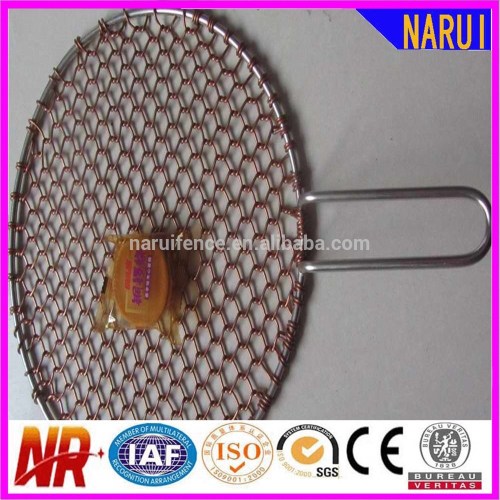 304 stainless steel grill mesh/crimped wire mesh/barbecue grill mesh