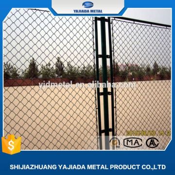 high security pvc hot-dipped galvanized chain link fence cost per foot
