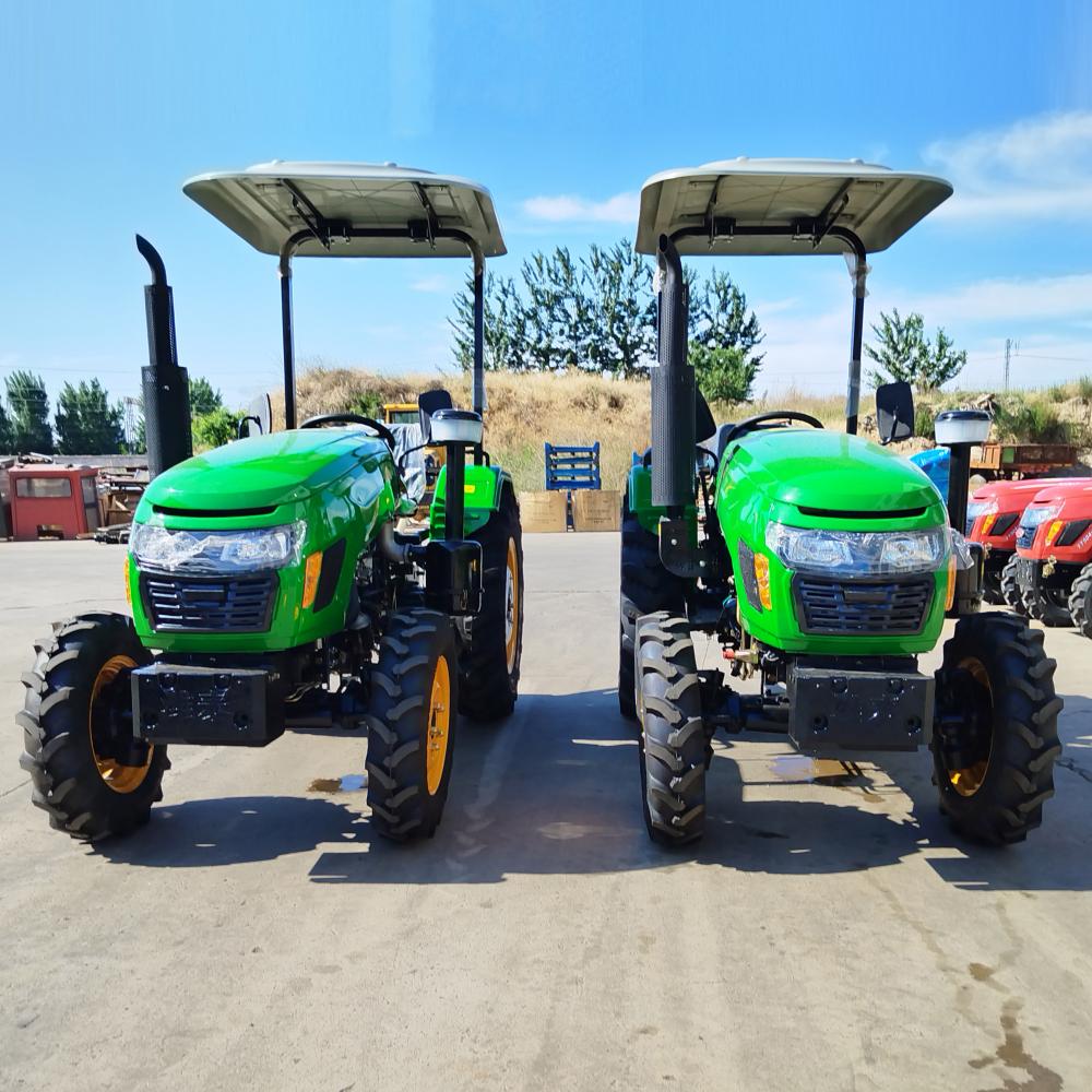 4 roda penggerak dengan traktor loader ujung depan