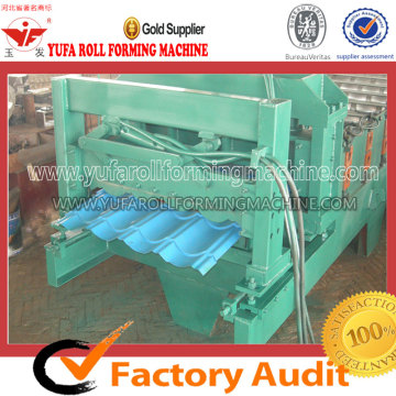 Glazed Tile Forming Machine Making Spanish Type Tile