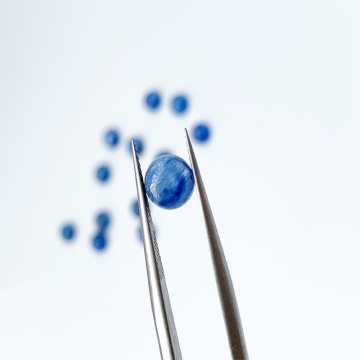 High Quality Polished Natural Blue Kyanite Gemstone Cabochon