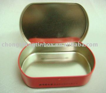 Oval Shape Packing Tin Box