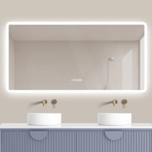 Wall Mounted Lighted Bathroom Makeup Mirror
