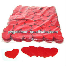 red heart tissue paper confetti