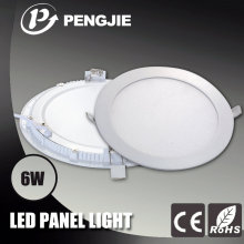 Luz de aluminio del panel del techo del LED 6W para el interior con CE