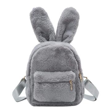 CUTE RABBIT PLUSH BACKPACK-0