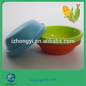 Biodegradable Plastic Baby Colorful Microwave Soup Bowl